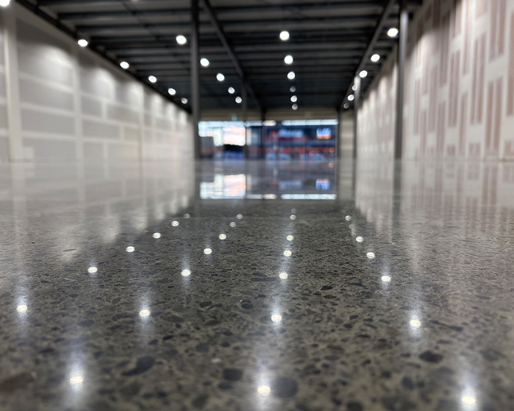 Polished concrete project 1